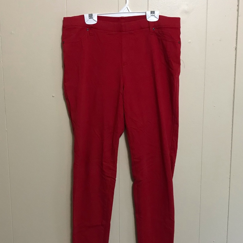 Loose Fit Jegging, Red